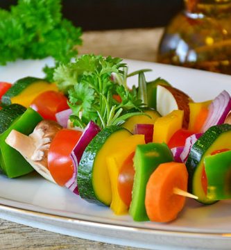 Brochetas de verdura