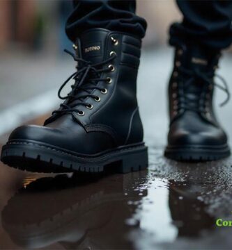Botas veganas militares hombre
