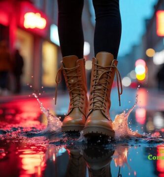 Botas veganas militares mujer marrones